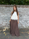 Choco Brown Maxi Skirt - PRE ORDER