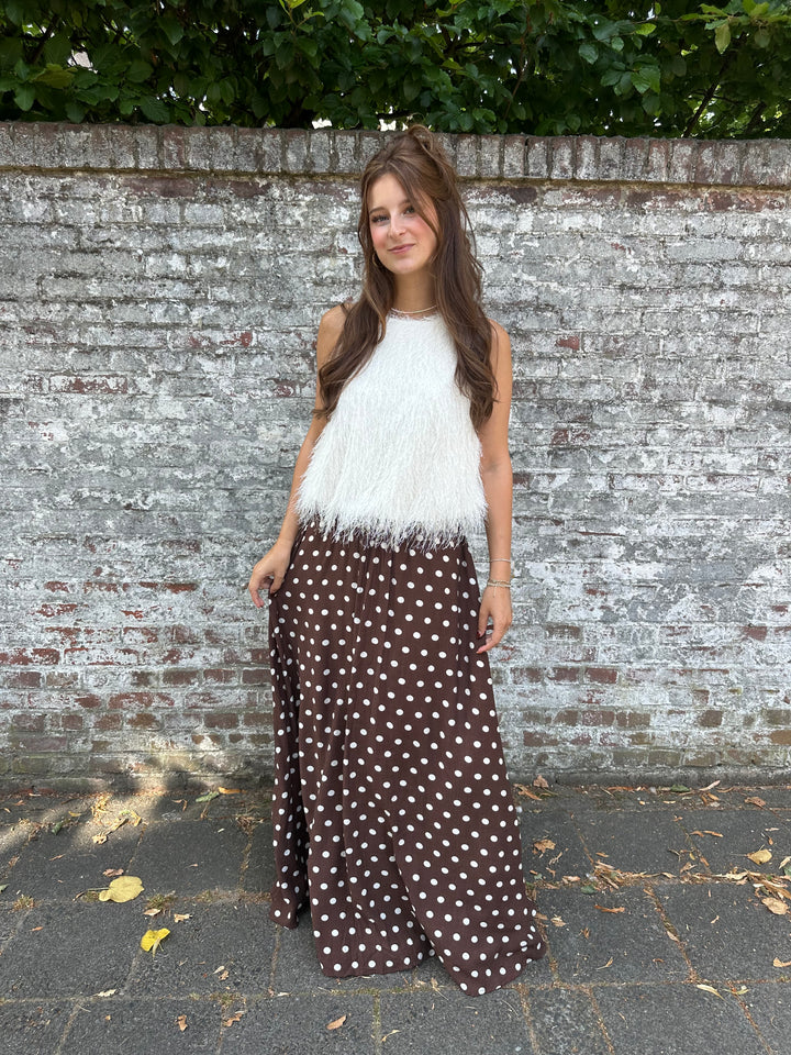 Choco Brown Maxi Skirt - PRE ORDER