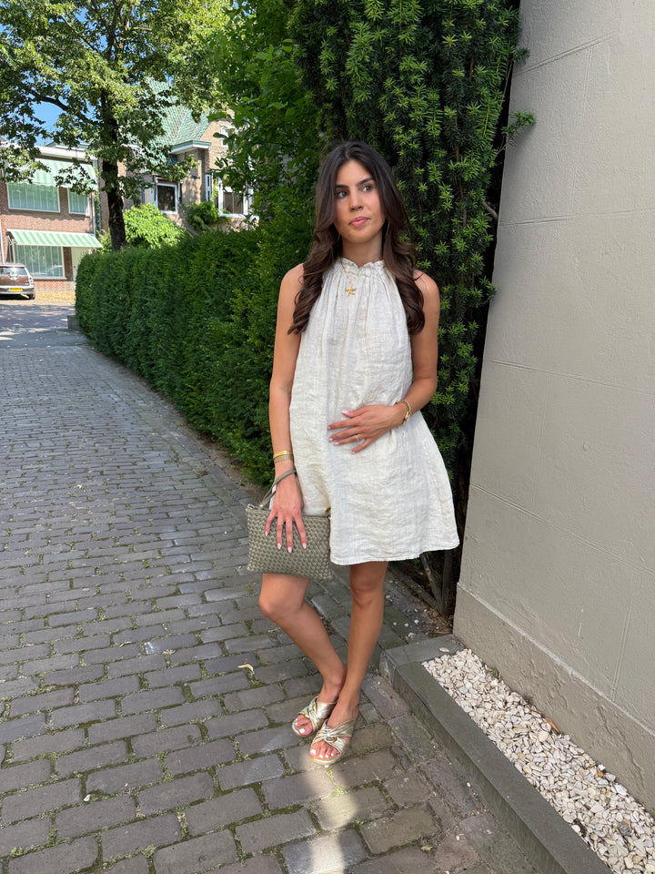 Lilou Linen Halter Dress