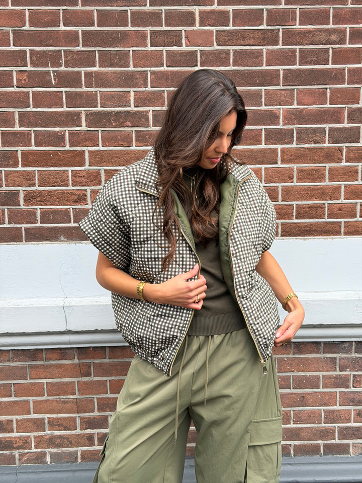 Padded Check Bodywarmer