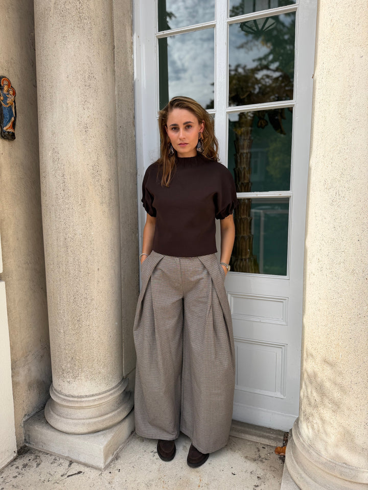 Puffy Sleeve Knit