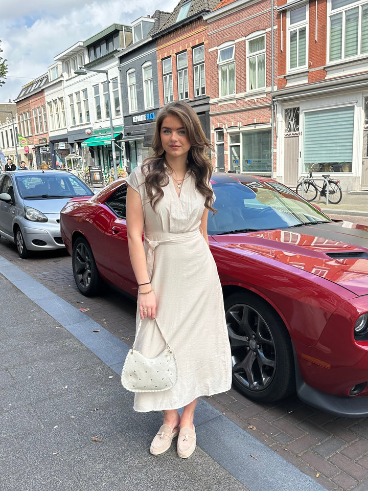 Elin Linen Look Dress