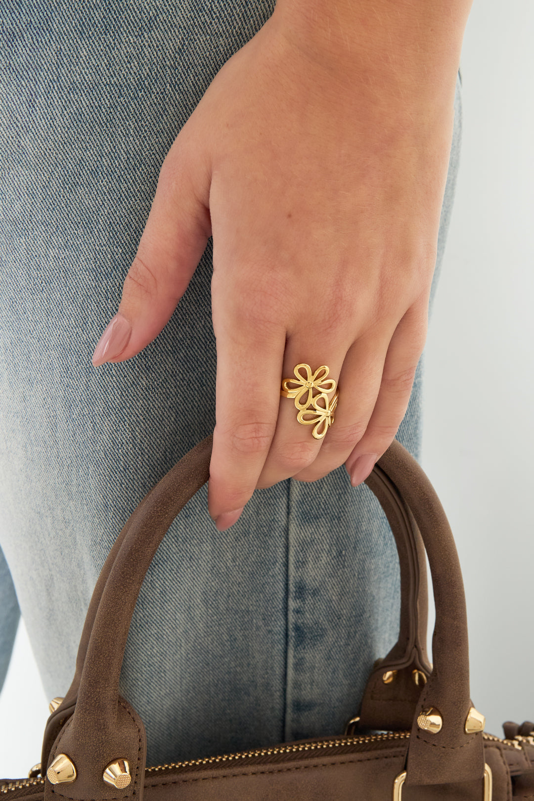 Golden Flower Ring