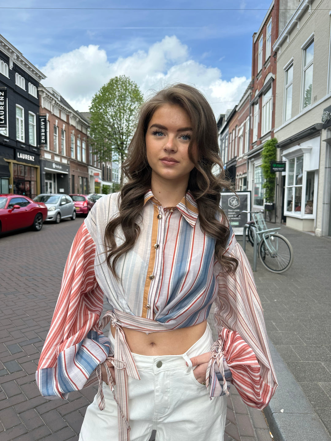 Loulou Stripe Blouse