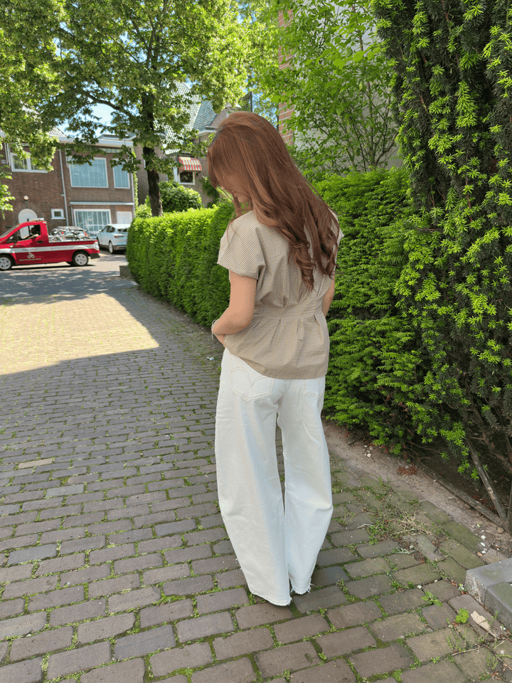 Florence Check Blouse