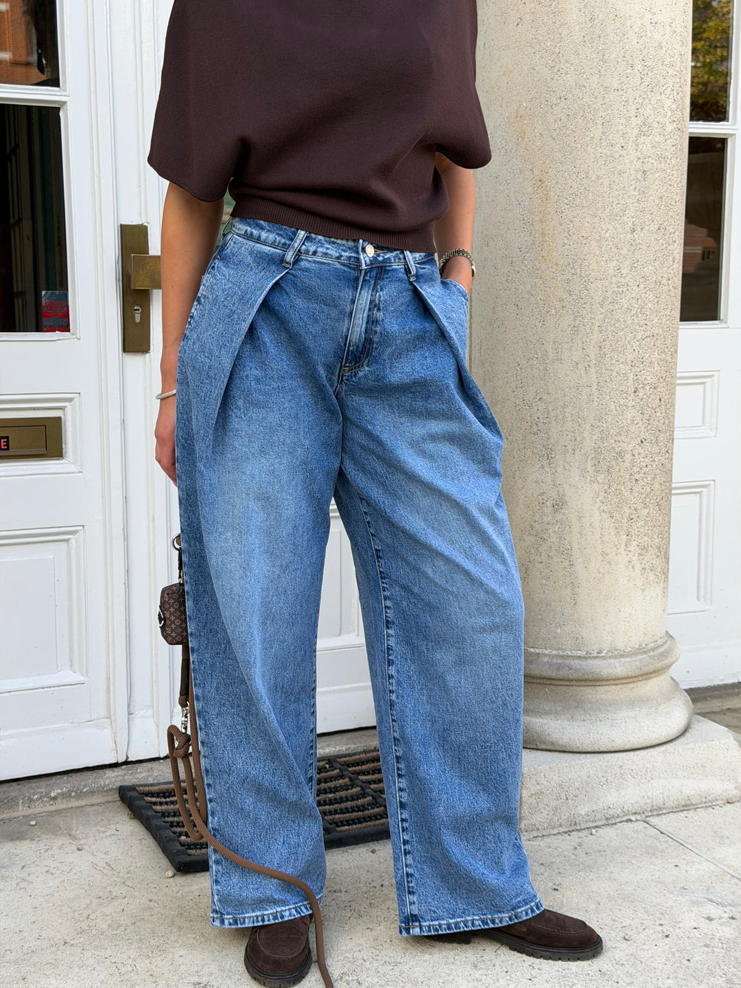 Pleated Tall Jeans - PRE ORDER