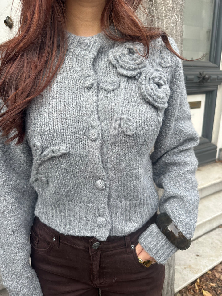 Grey Knitted Cutie