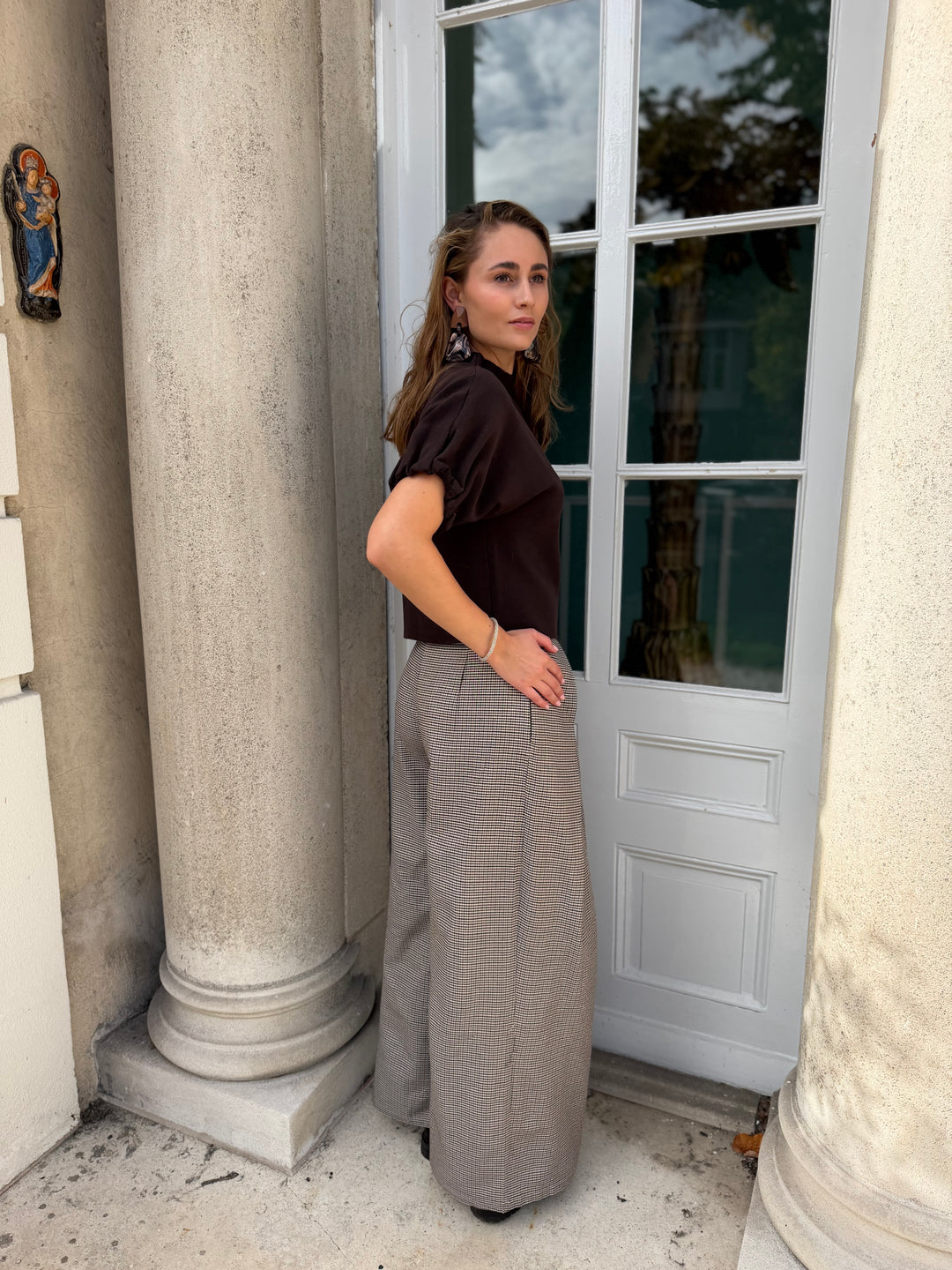 Puffy Sleeve Knit