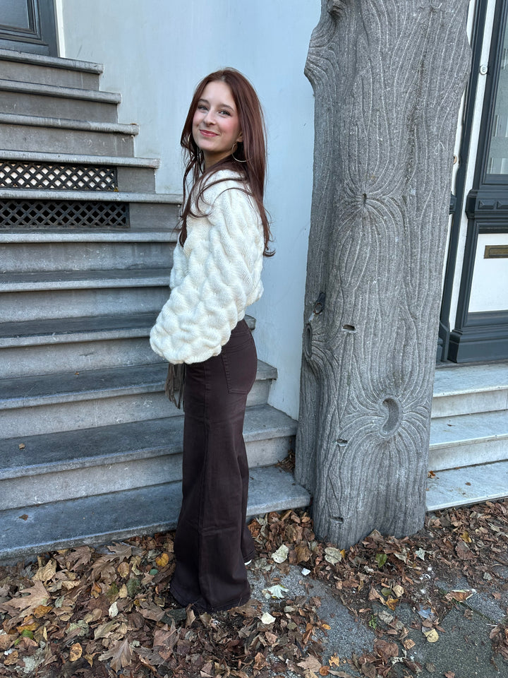 Berry Bubble Cardigan