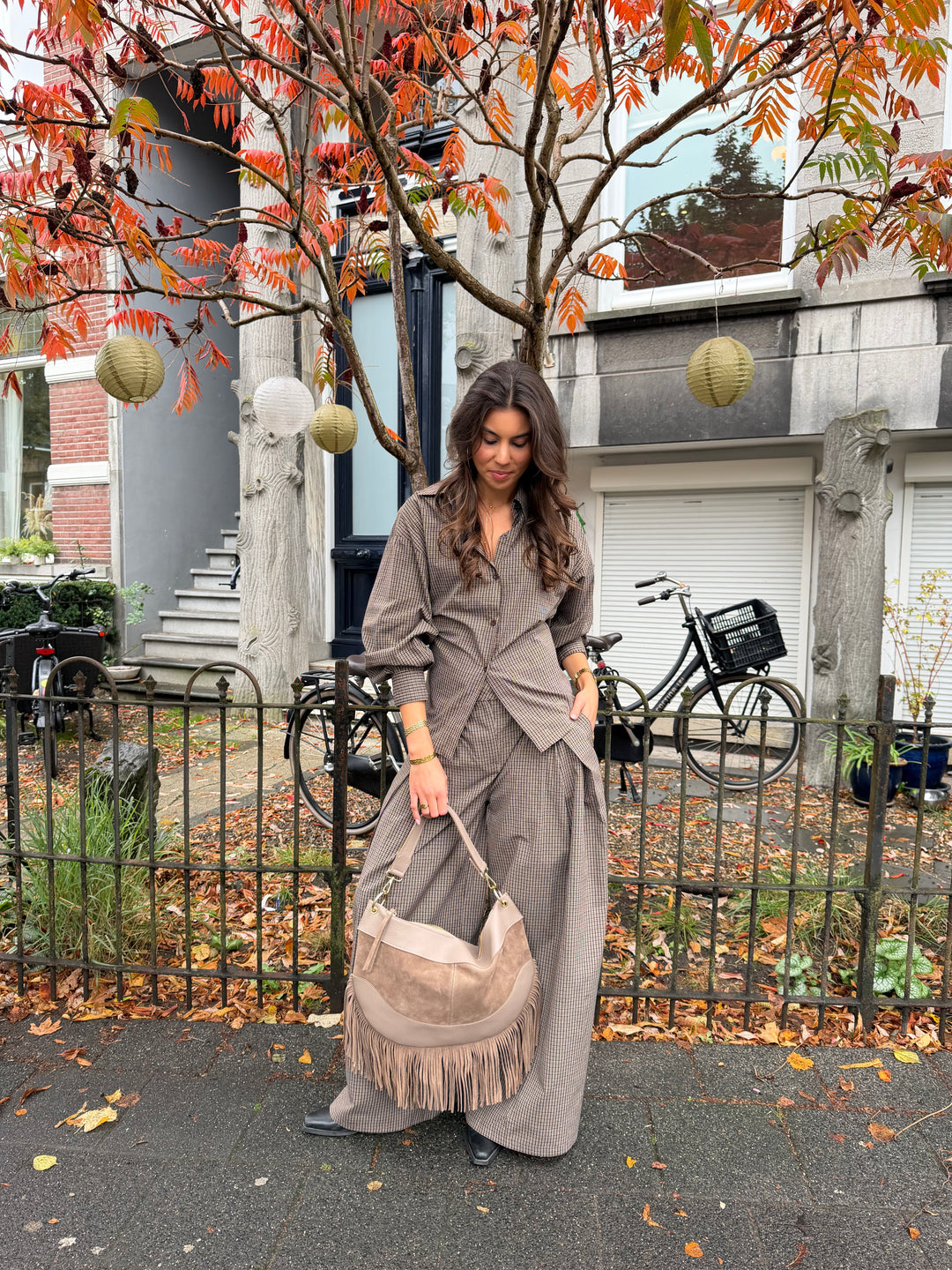 Ida Check Blouse