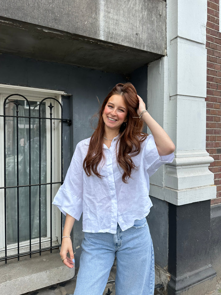 Loulou Linen Day Blouse