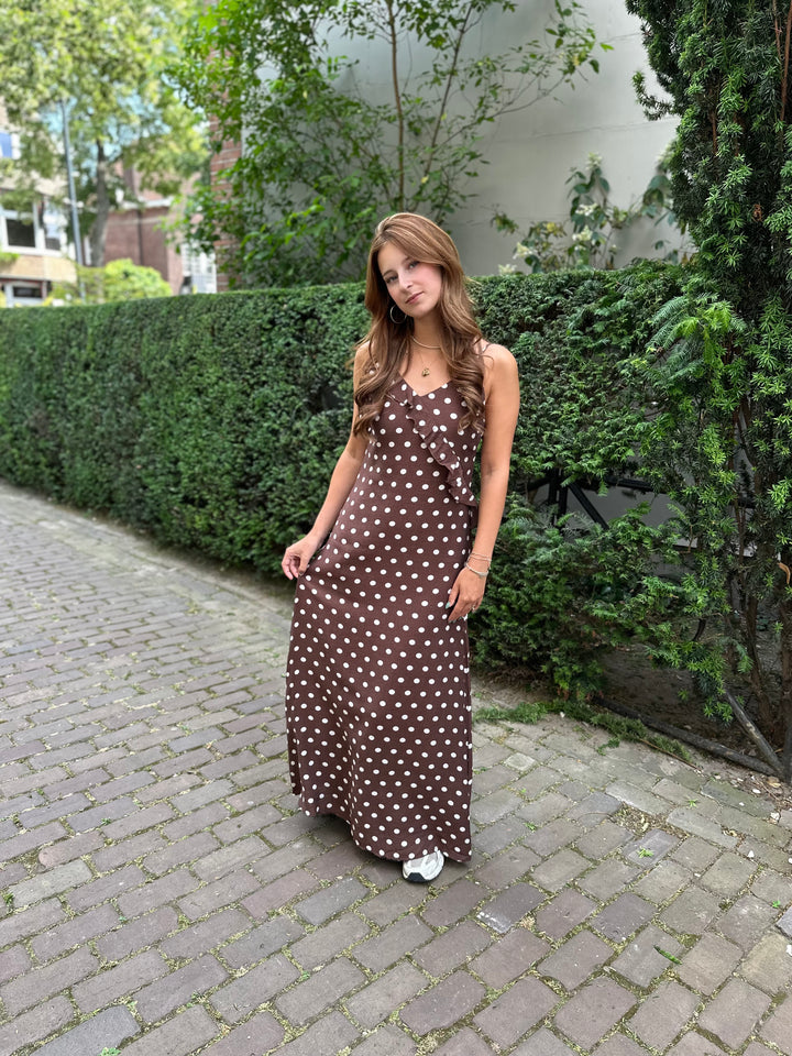 Lola Dot Maxi Dress