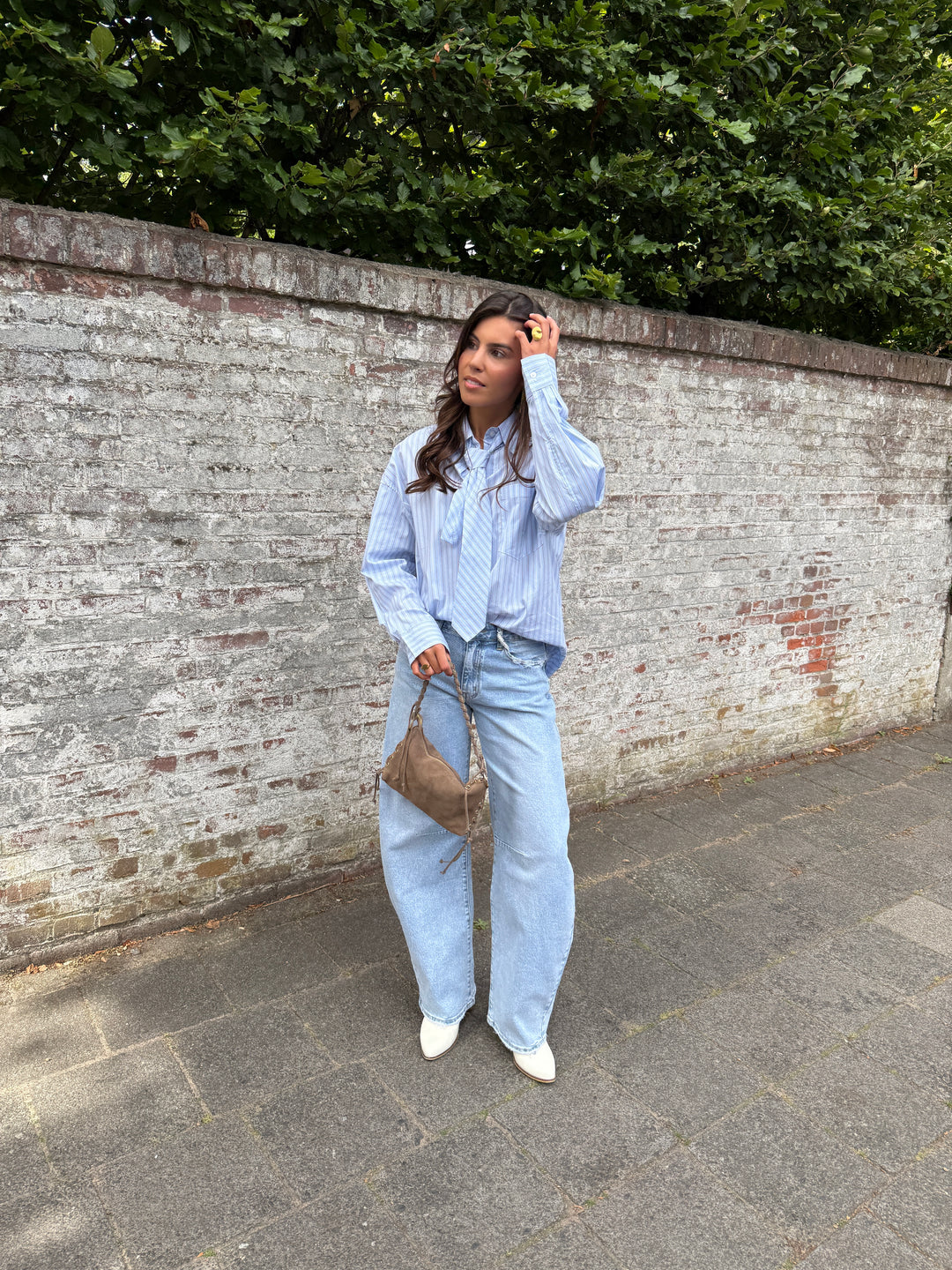 Iconic Tie Blouse
