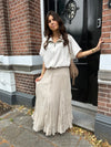 Maxi Plissé Skirt