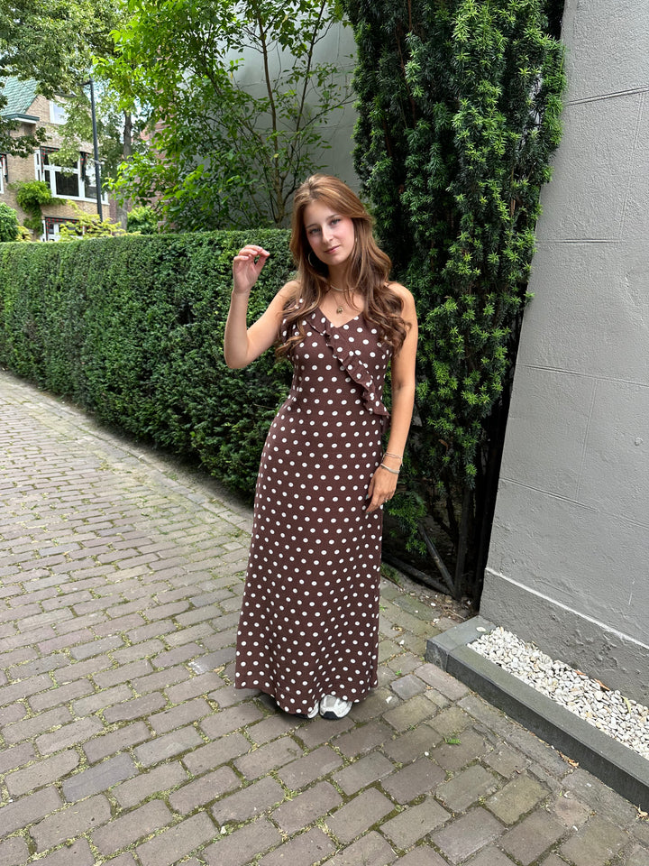 Lola Dot Maxi Dress