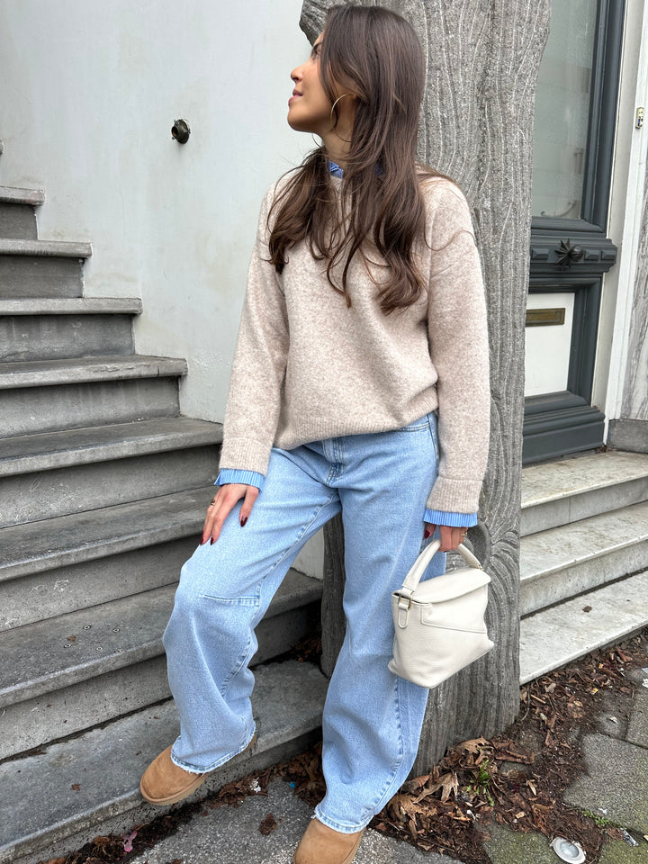 Layered Knit Sweater