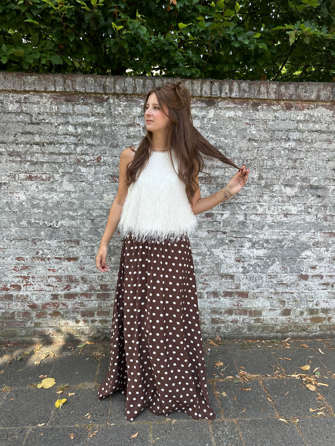 Choco Brown Maxi Skirt - PRE ORDER