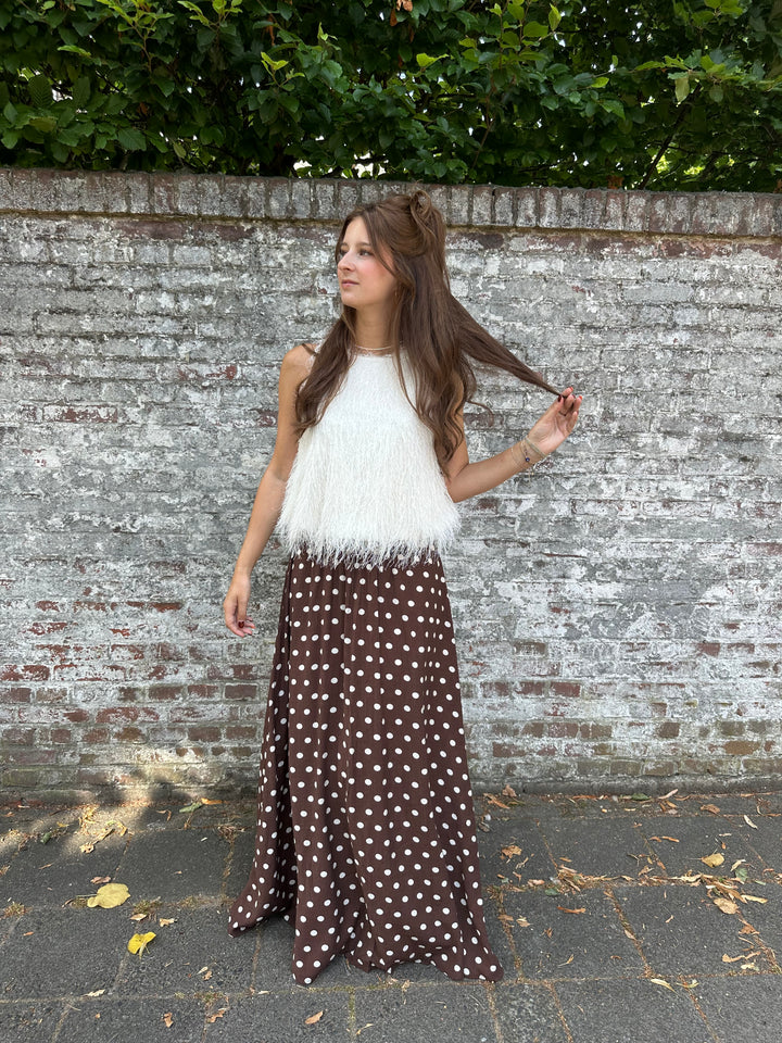 Choco Brown Maxi Skirt - PRE ORDER