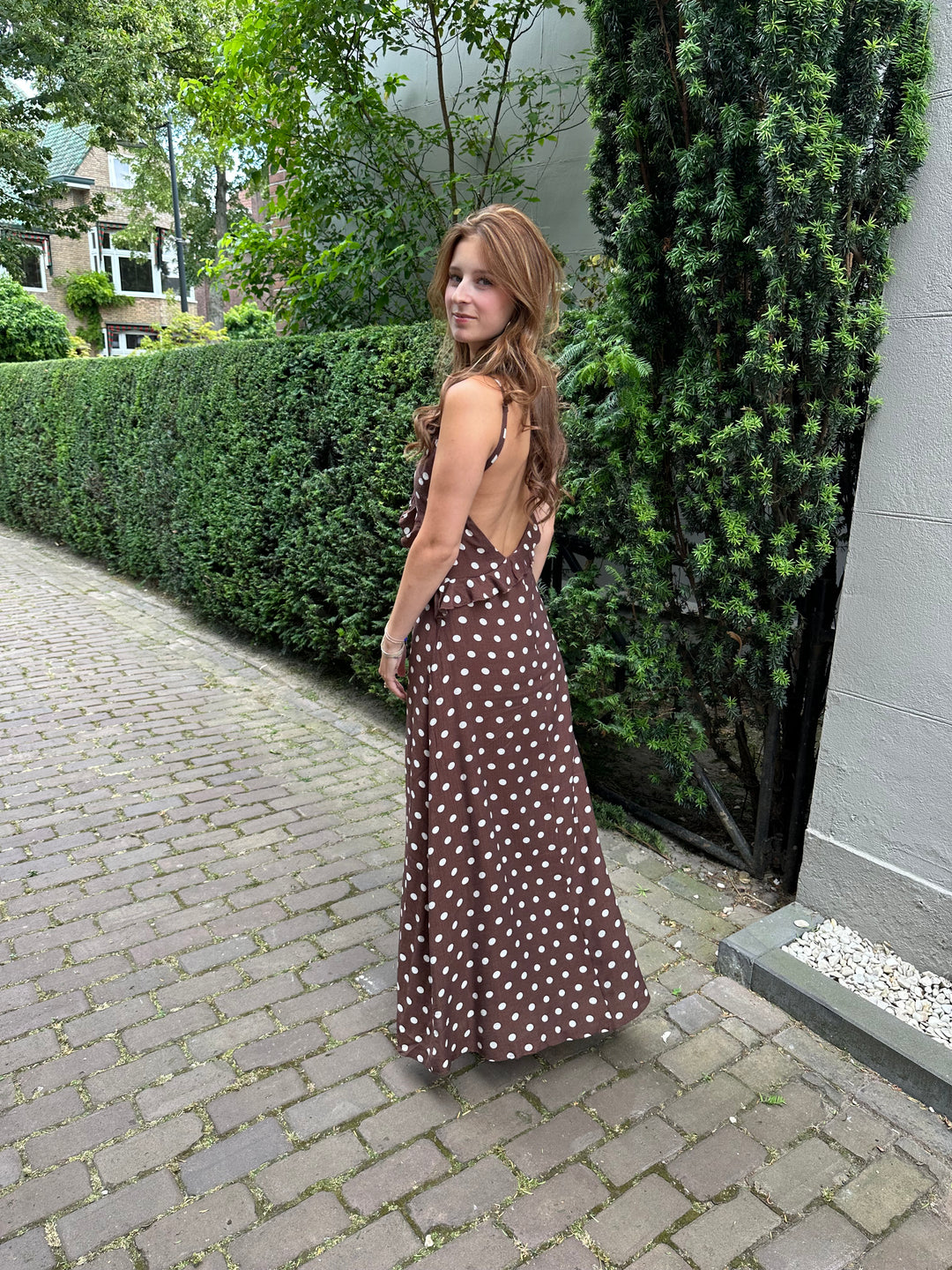 Lola Dot Maxi Dress