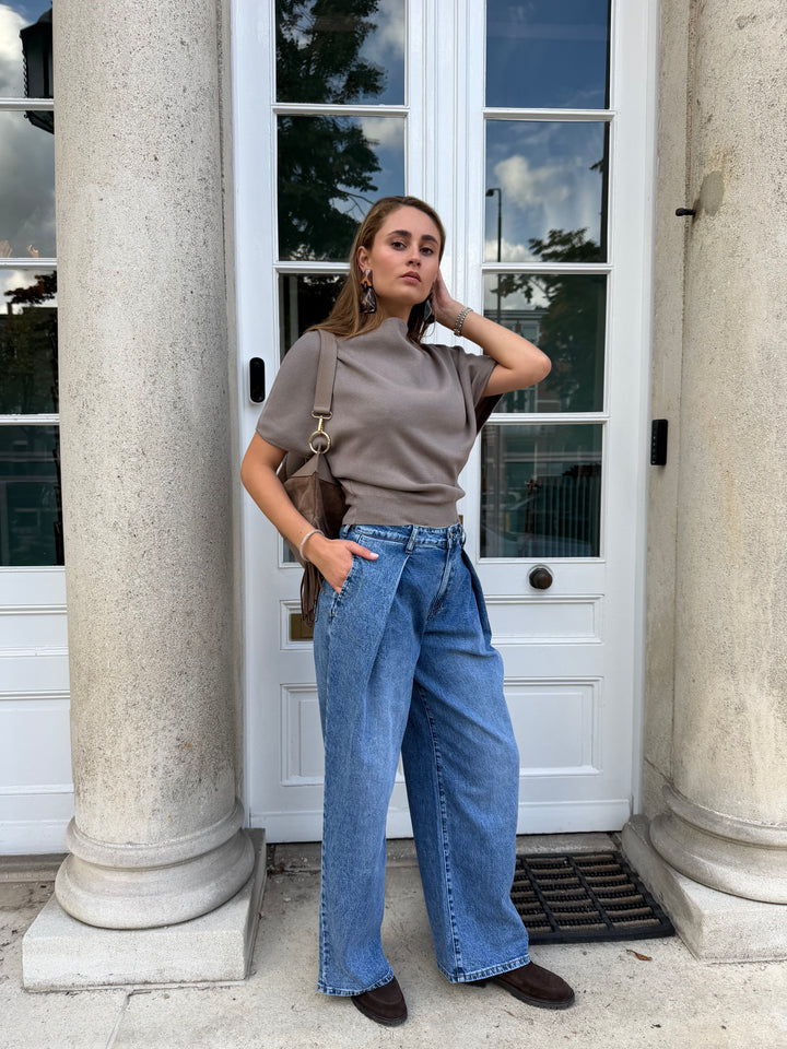 Pleated Tall Jeans - PRE ORDER