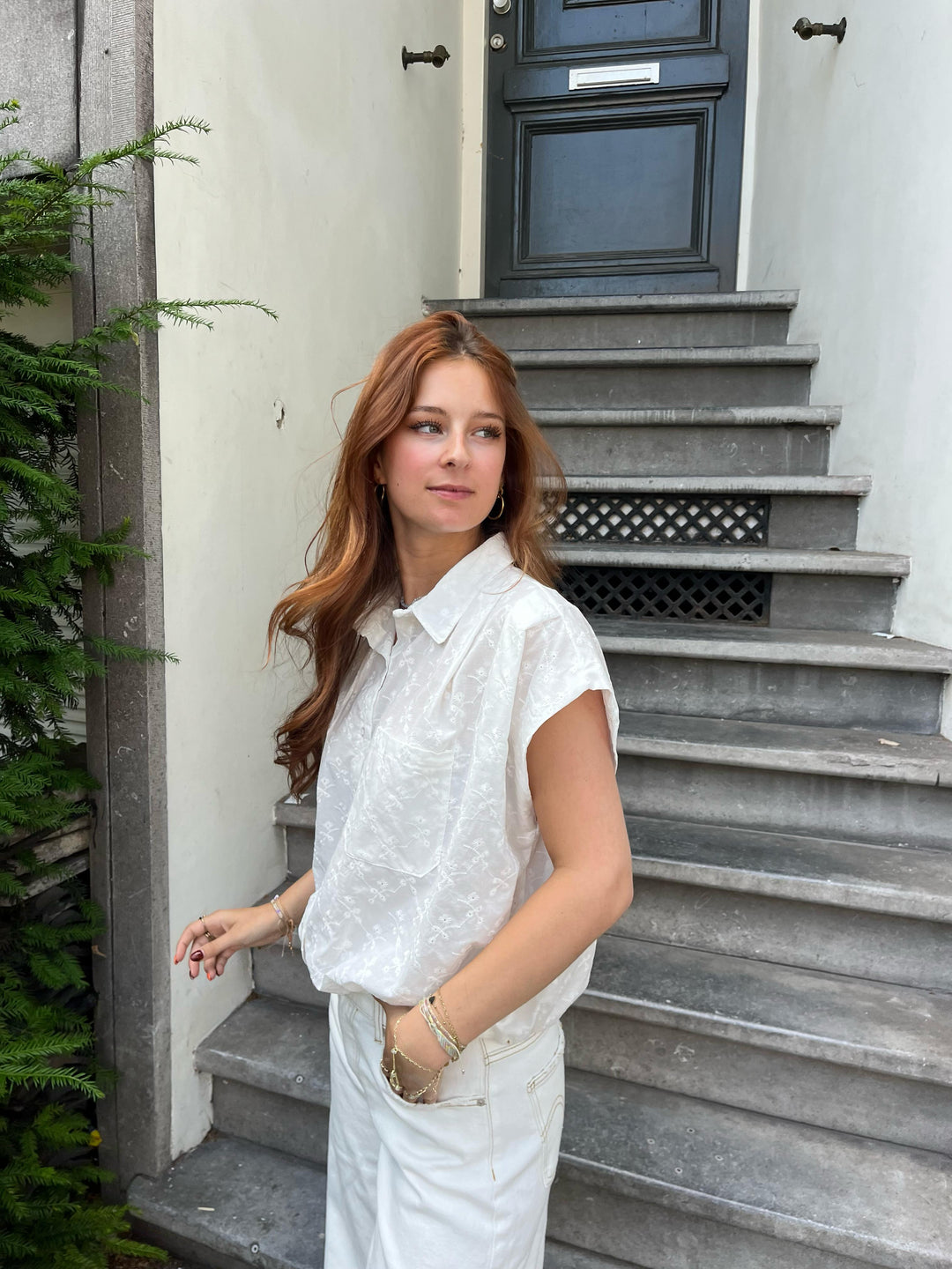 Amalfi Embroidery Blouse