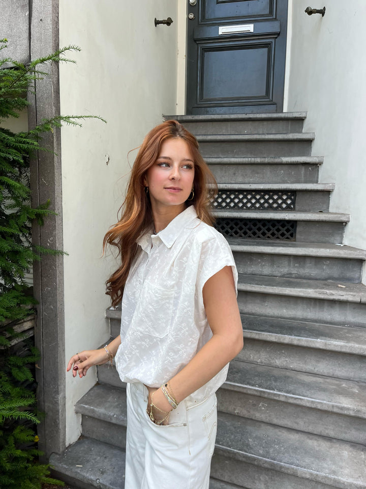 Amalfi Embroidery Blouse