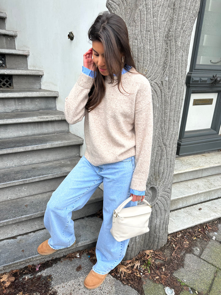 Layered Knit Sweater