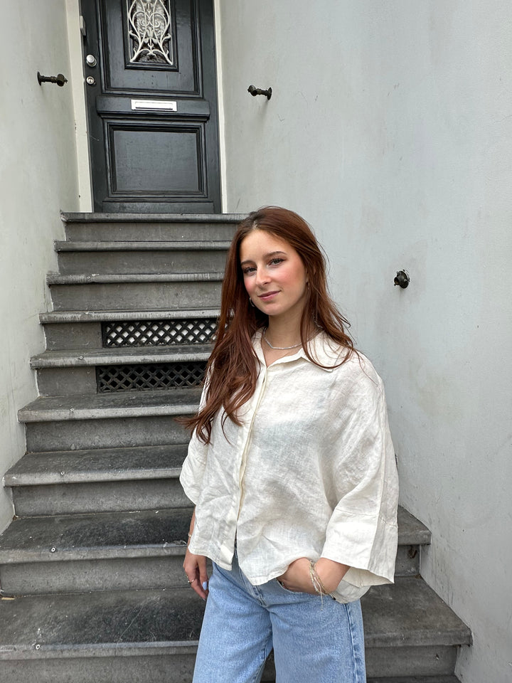 Loulou Linen Day Blouse