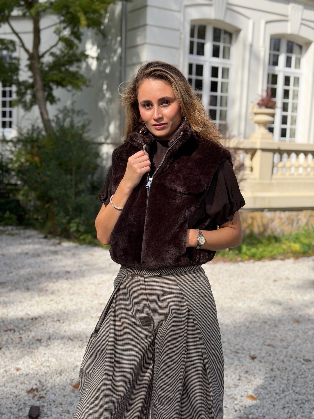 Mila Faux Fur Bodywarmer