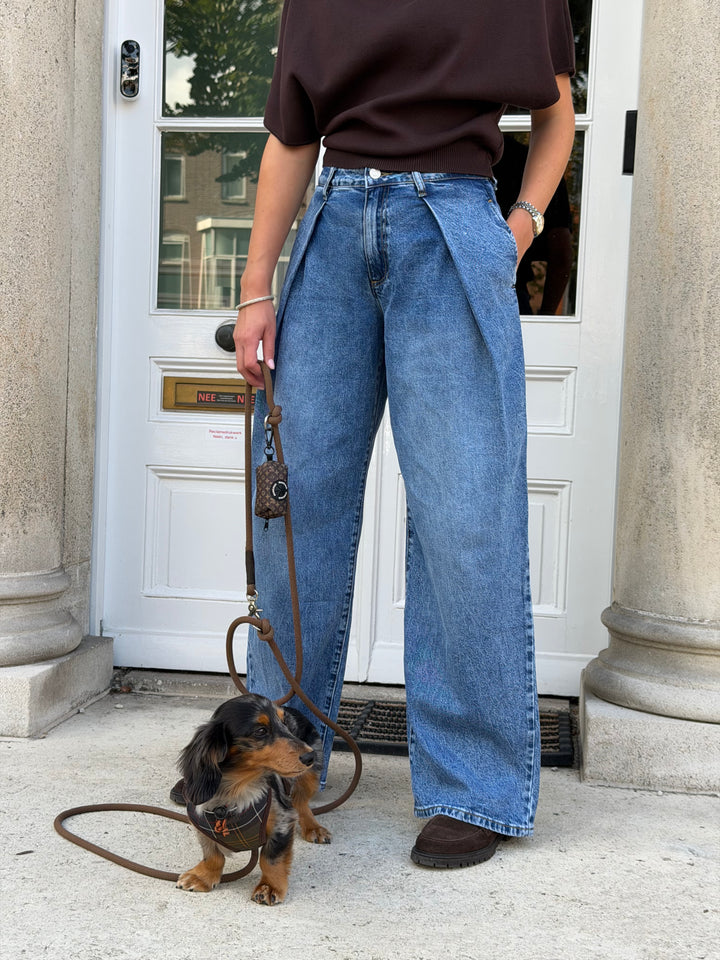 Pleated Tall Jeans