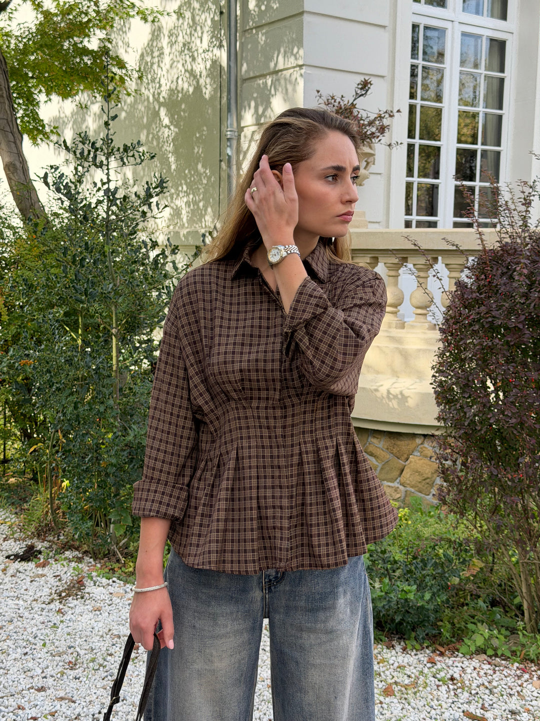 Billy Check Blouse