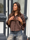 Lux Check Blouse