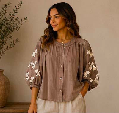 Bibi Embroidery Blouse