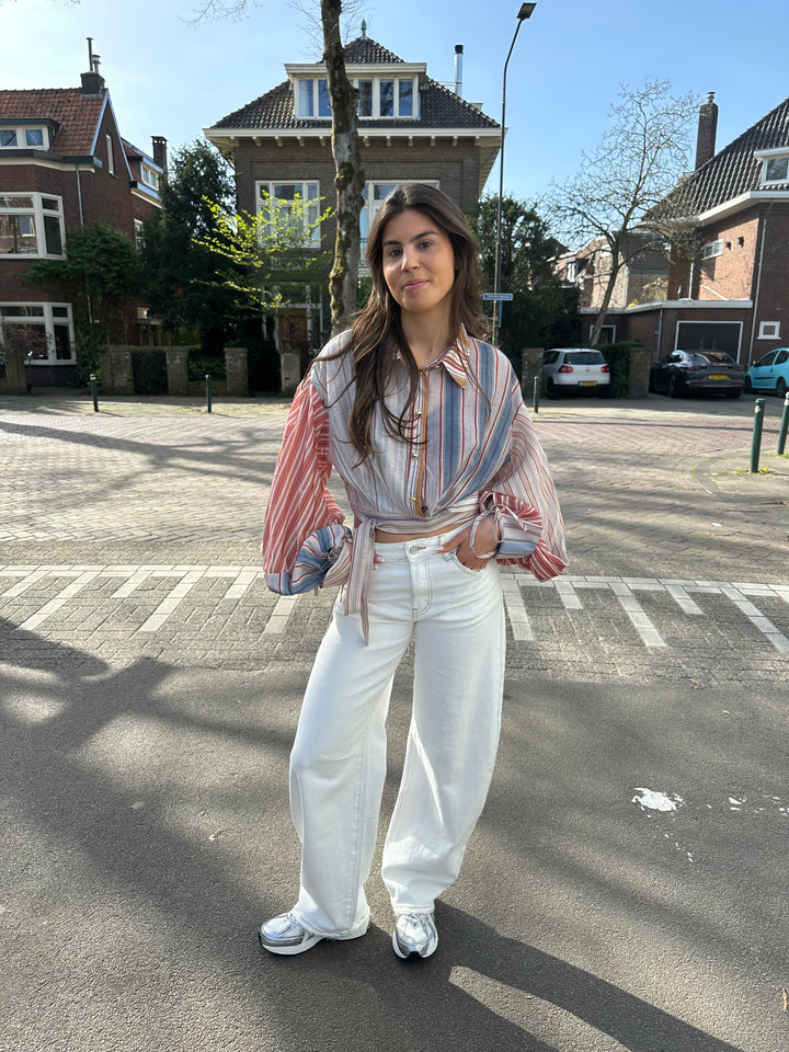 Loulou Stripe Blouse