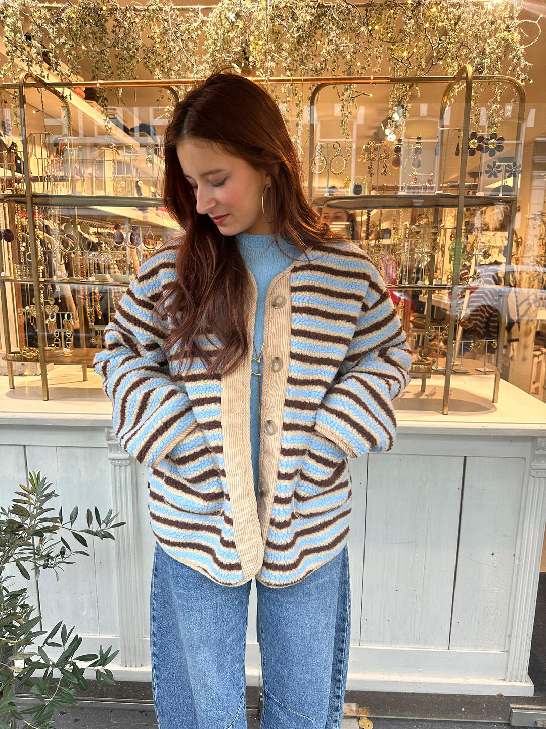 Striped Teddy Jacket