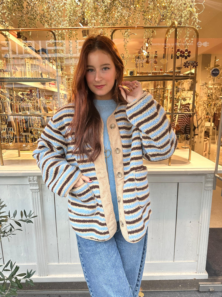 Striped Teddy Jacket