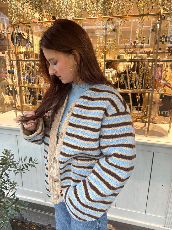 Striped Teddy Jacket