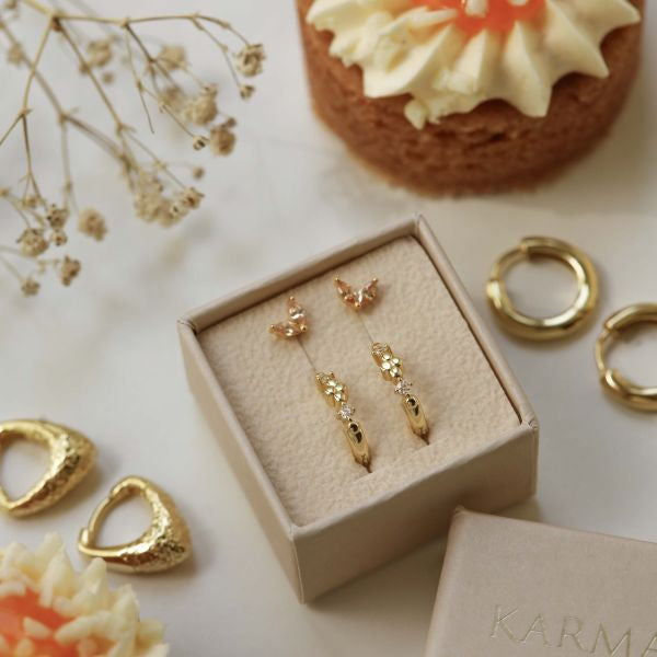 KARMA Tiny Double Leaves CHAMPAIGN