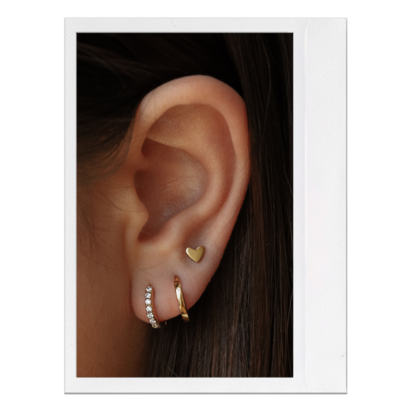 KARMA Elegant Round Zirconia Hoops