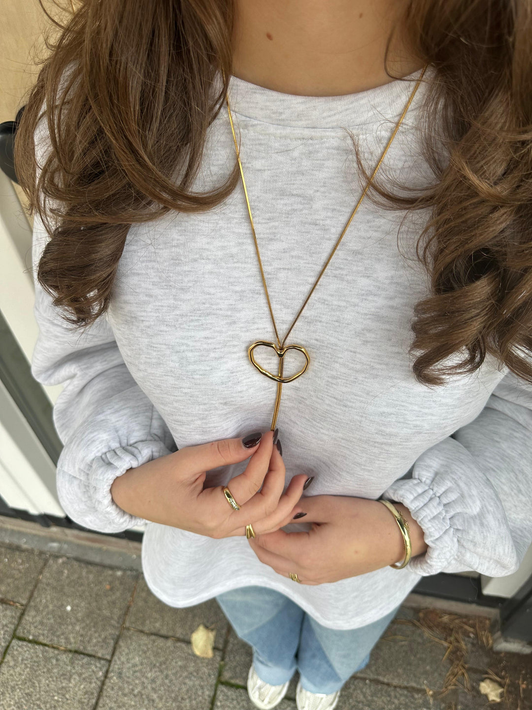 Sliding Heart Necklace