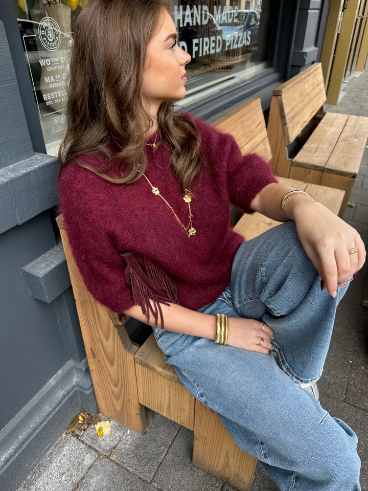 Clover Necklace Double Luck