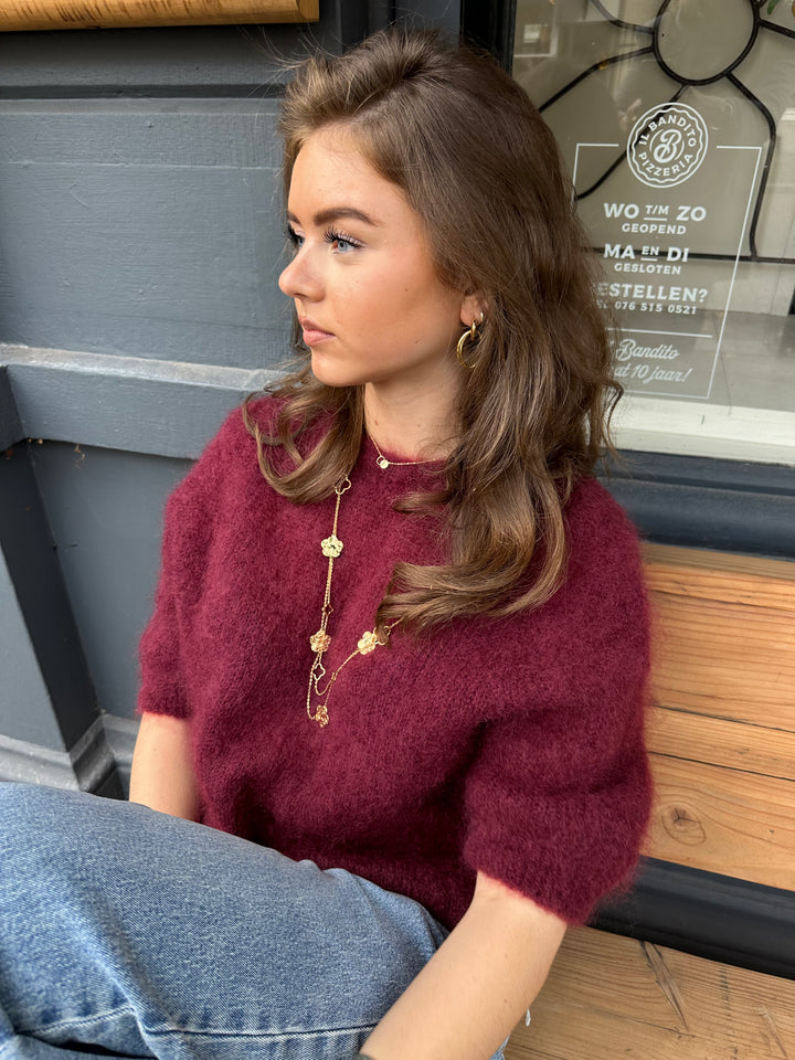 Clover Necklace Double Luck