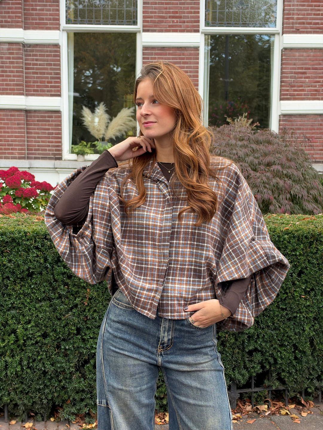 Isis Check Blouse