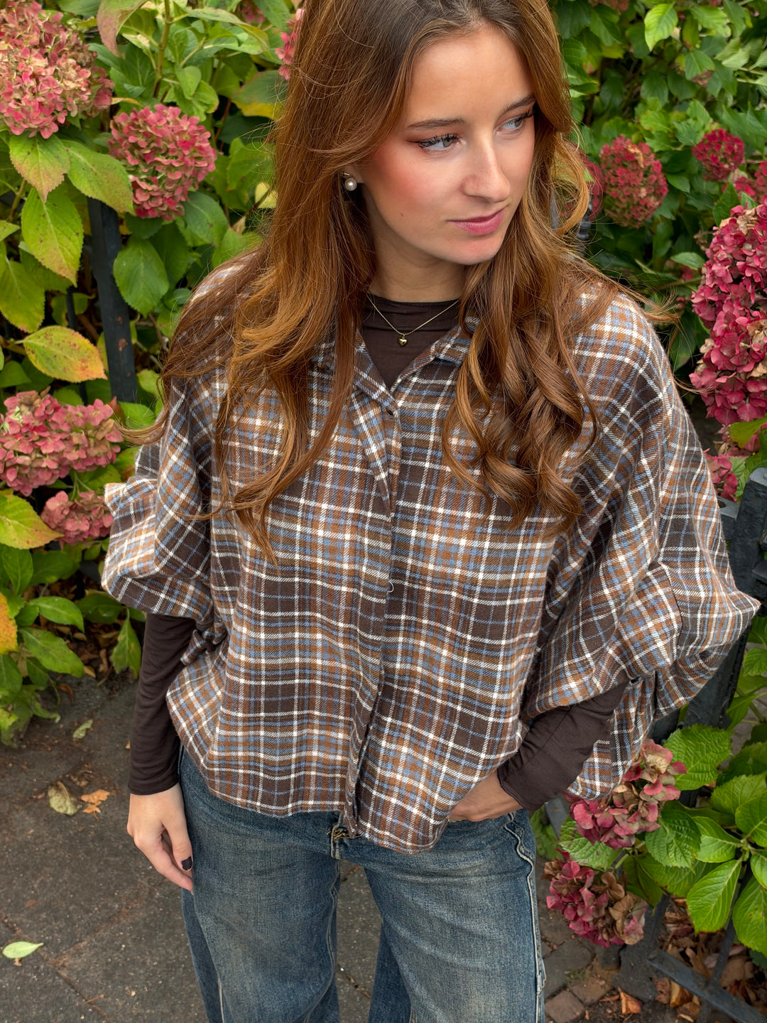 Isis Check Blouse