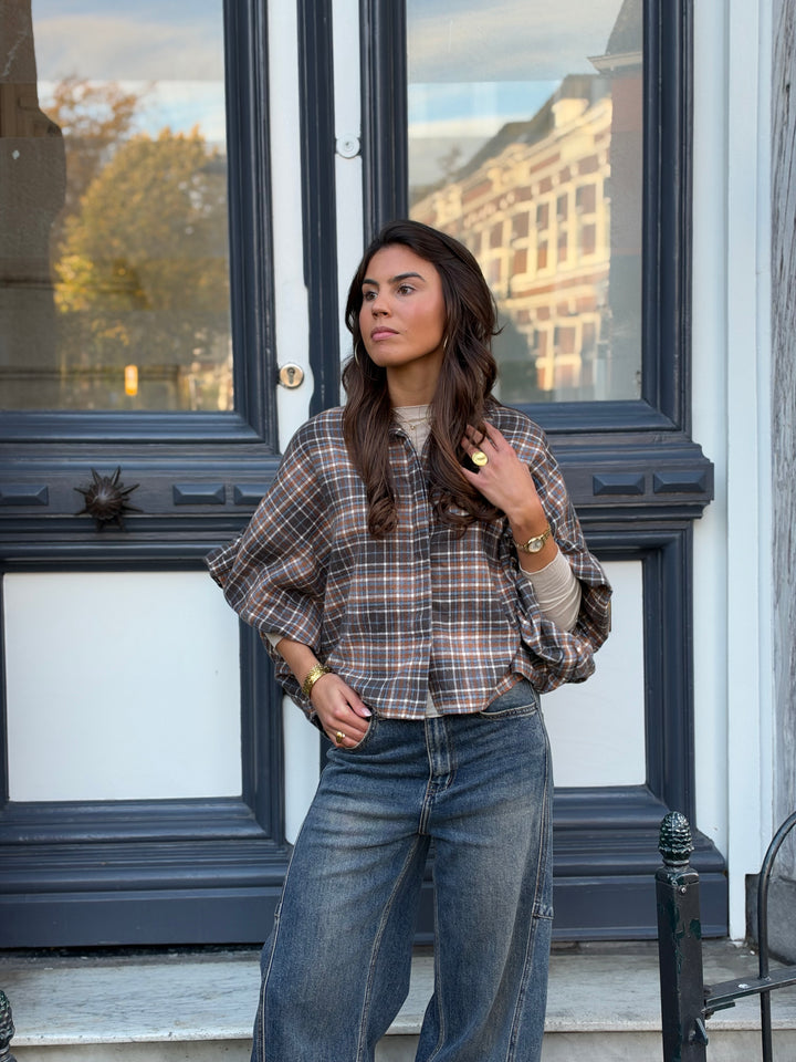 Isis Check Blouse