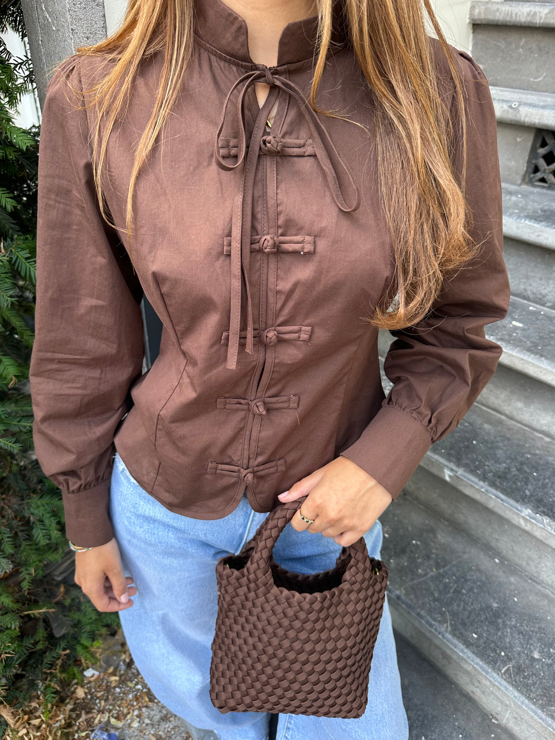 Choco Knot Blouse