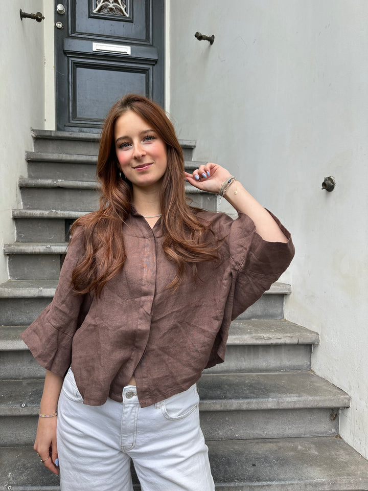 Loulou Linen Day Blouse