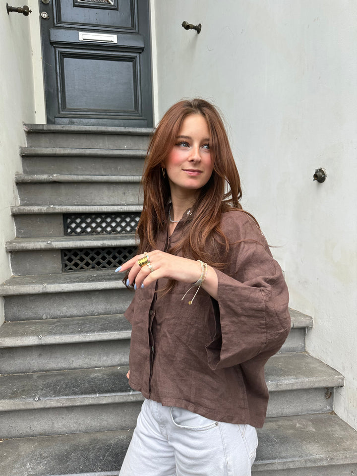 Loulou Linen Day Blouse