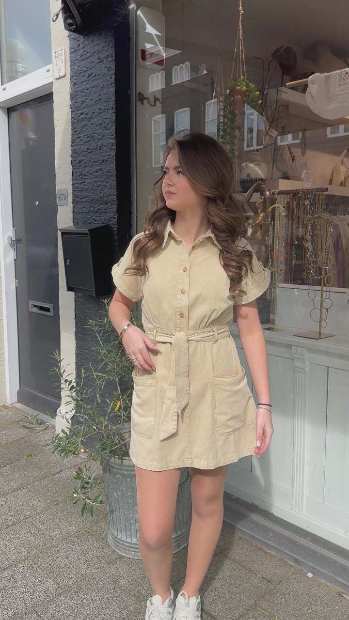 Summer Tailored Denim Dress