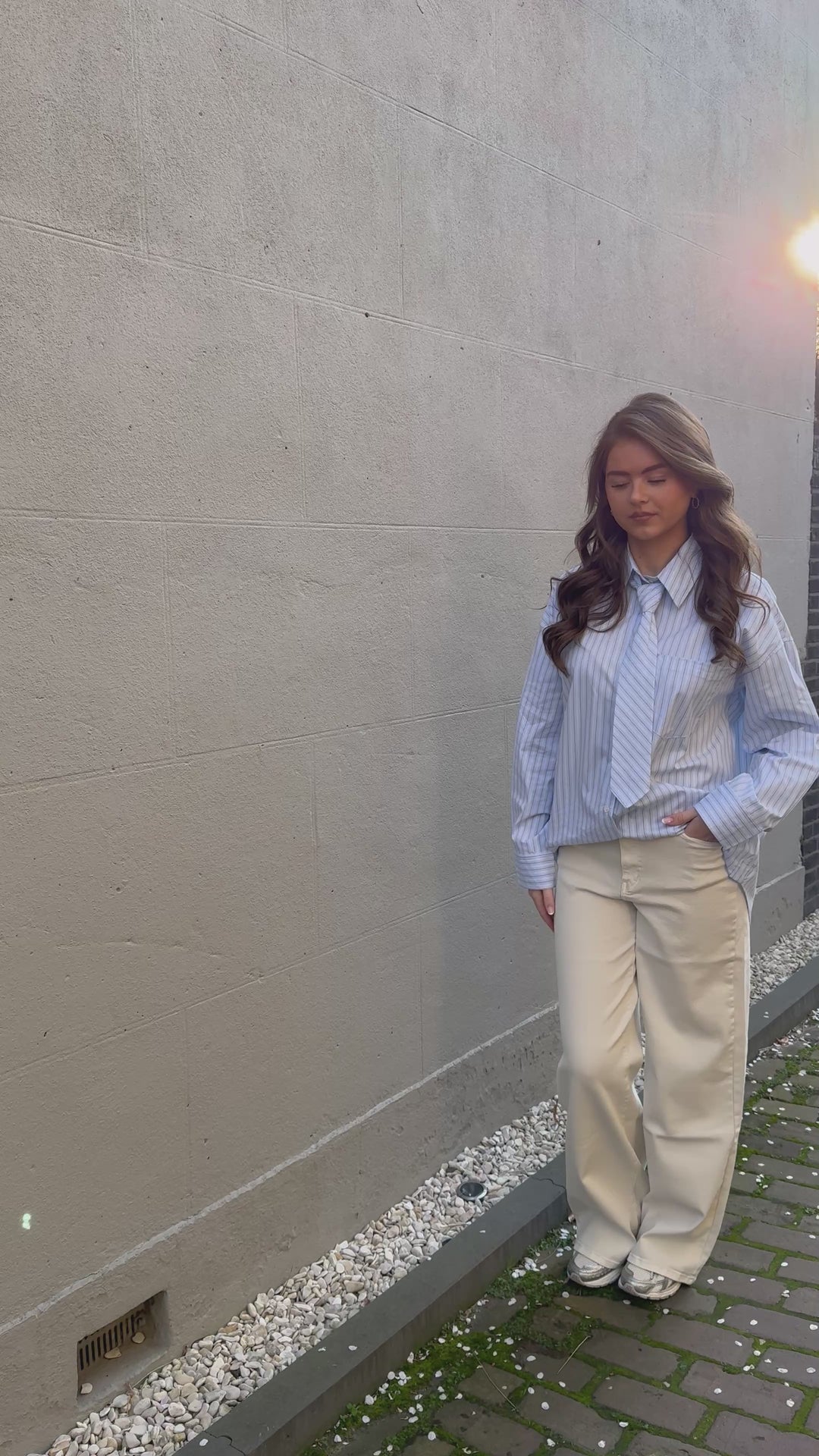 Ivory Straight Fit Jeans